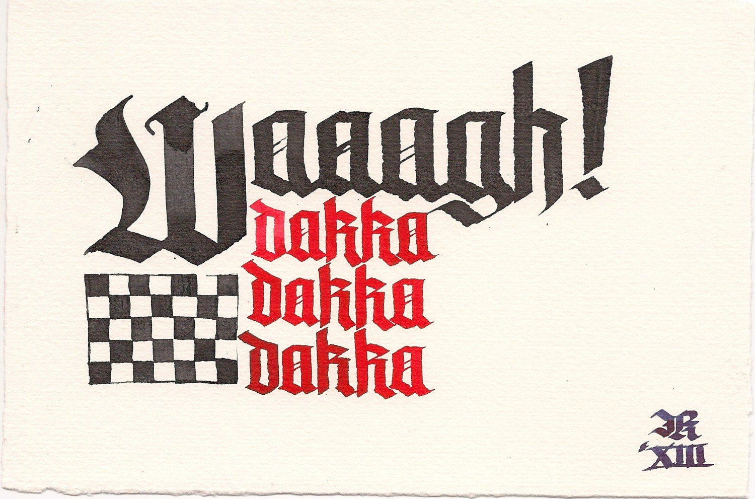Waaagh dakkadakkadakka