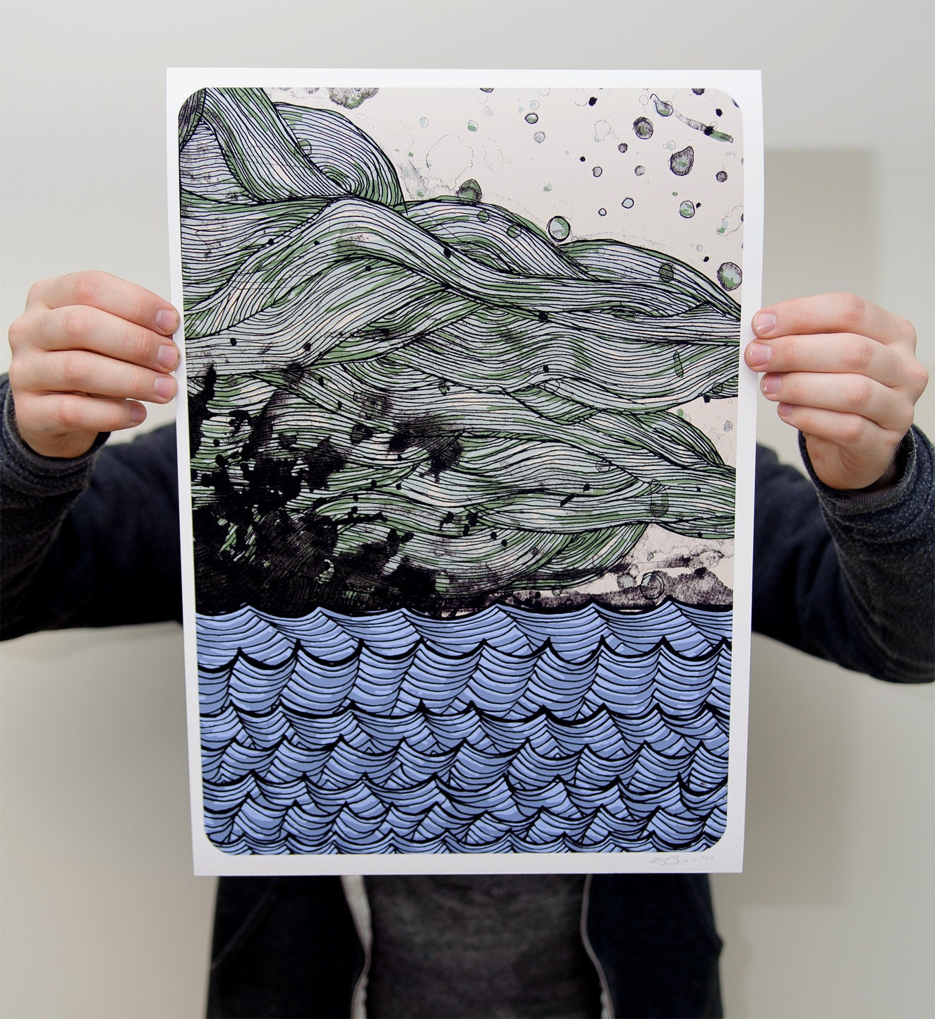 Waves Large Giclee Print