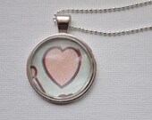 Music Note Necklace from Vintage Sheet Music HEART