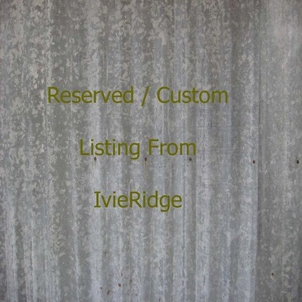 Custom listing for Elaine - Letter E
