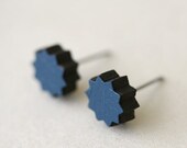 CLEARANCE SALE Mini star studs in midnight blue