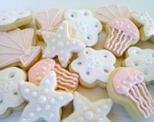 Sea Shell and Jellyfish Mini Sugar Cookies- 3 dozen Il_170x135