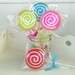 Colorful Swirl Cookie Pops - 1 dozen