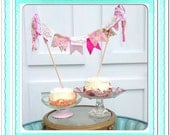 Shark Attack PINK Cake Bunting by Oversoul