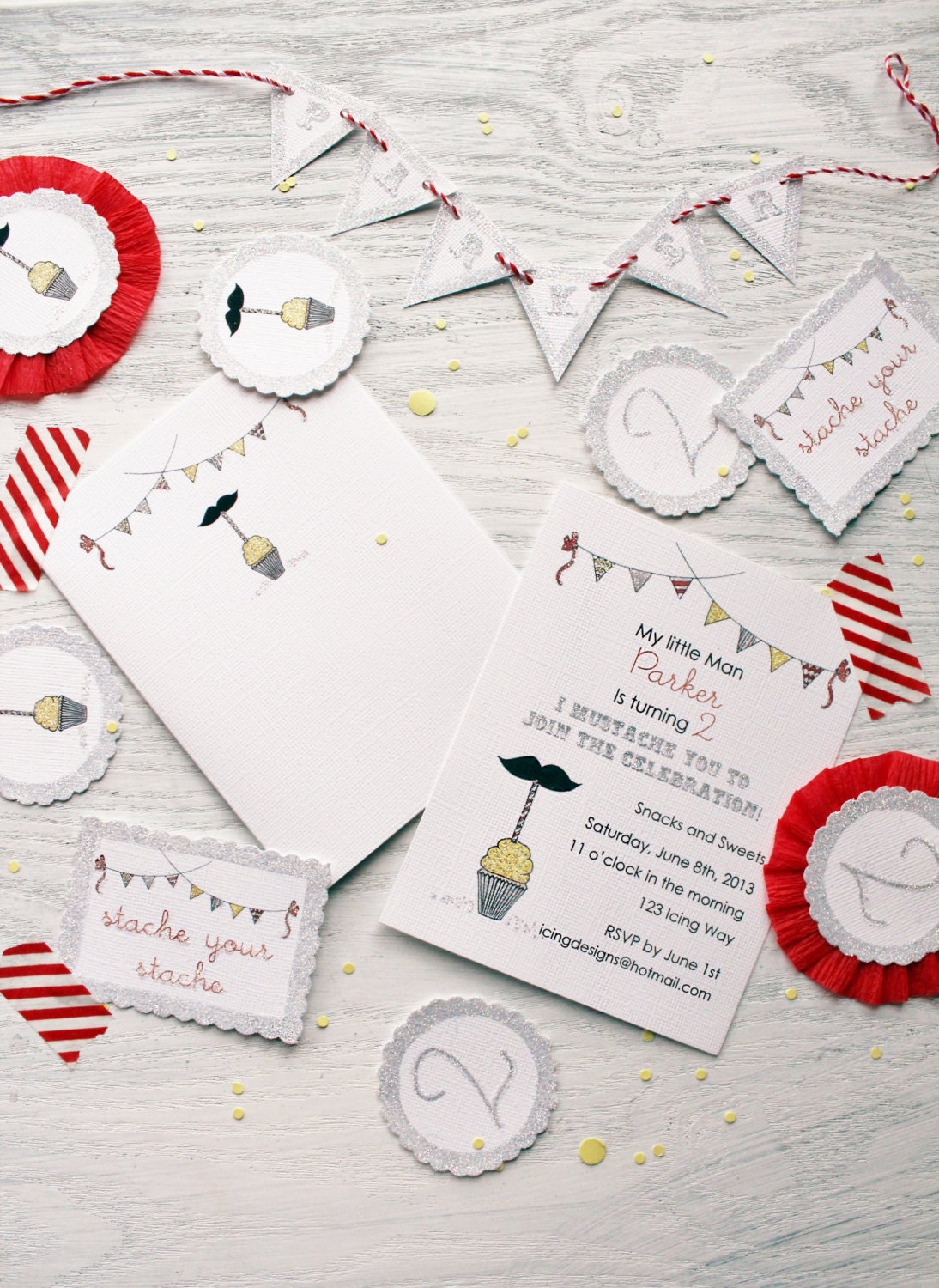 Little Man Mustache Bash Paper Party Goods