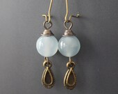 Misty Blue Quartzite Earrings