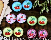 10pcs 12mm (MGC109) Handmade Photo Glass Cabochon