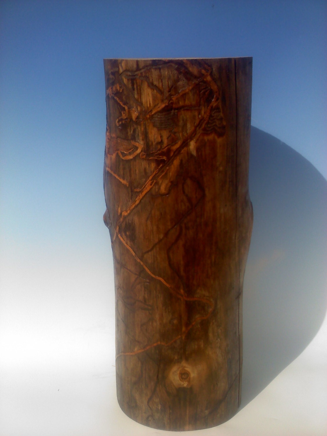 Tree Stump Plant stand