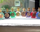 Wire Wrapped Vigors Necklace with Handmade Labels
