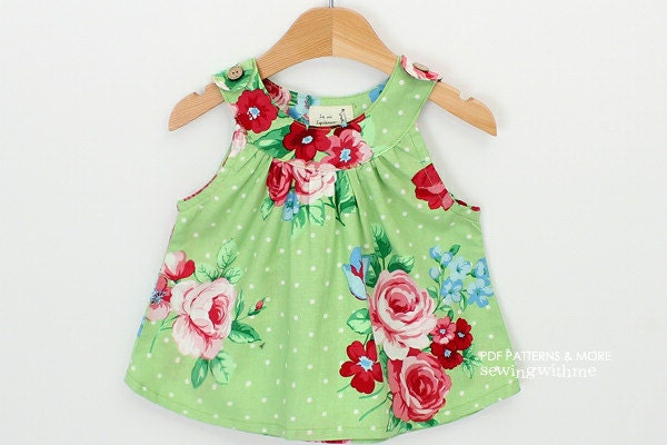 no 265 Camilla Blouse Pattern (3 - 7 Years) PDF Pattern