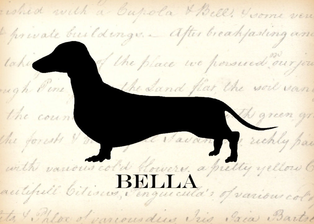 CHOOSE YOUR BREED Personalized Dog Print