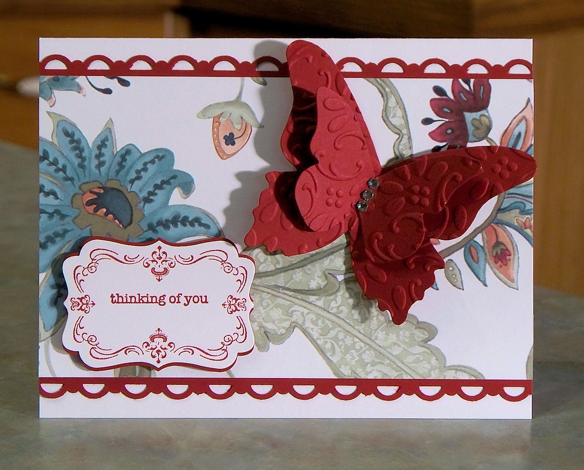Thinking of You Sympathy Card, Stampin Up Teeny Tiny Wishes
