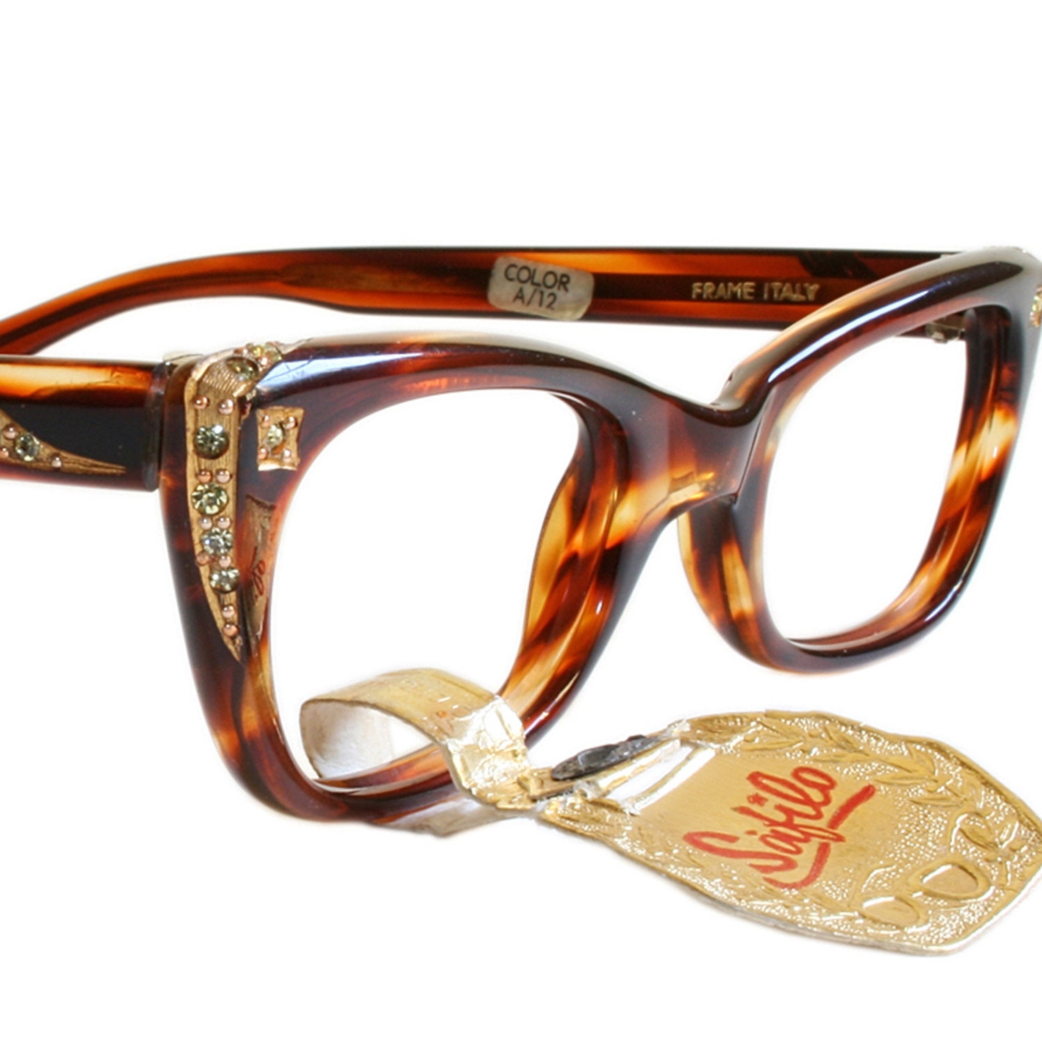 Vintage Tortoiseshell Cat Eye Glasses by Safilo