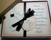 Will You Be My Bridesmaid Invitation Boxed Vintage Style