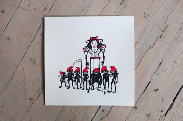 Snow White screenprint