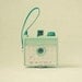 Mint - Camera photo, mint, cream, retro wall art, still life photography, gift for photographer, pastel decor 8x8 Print