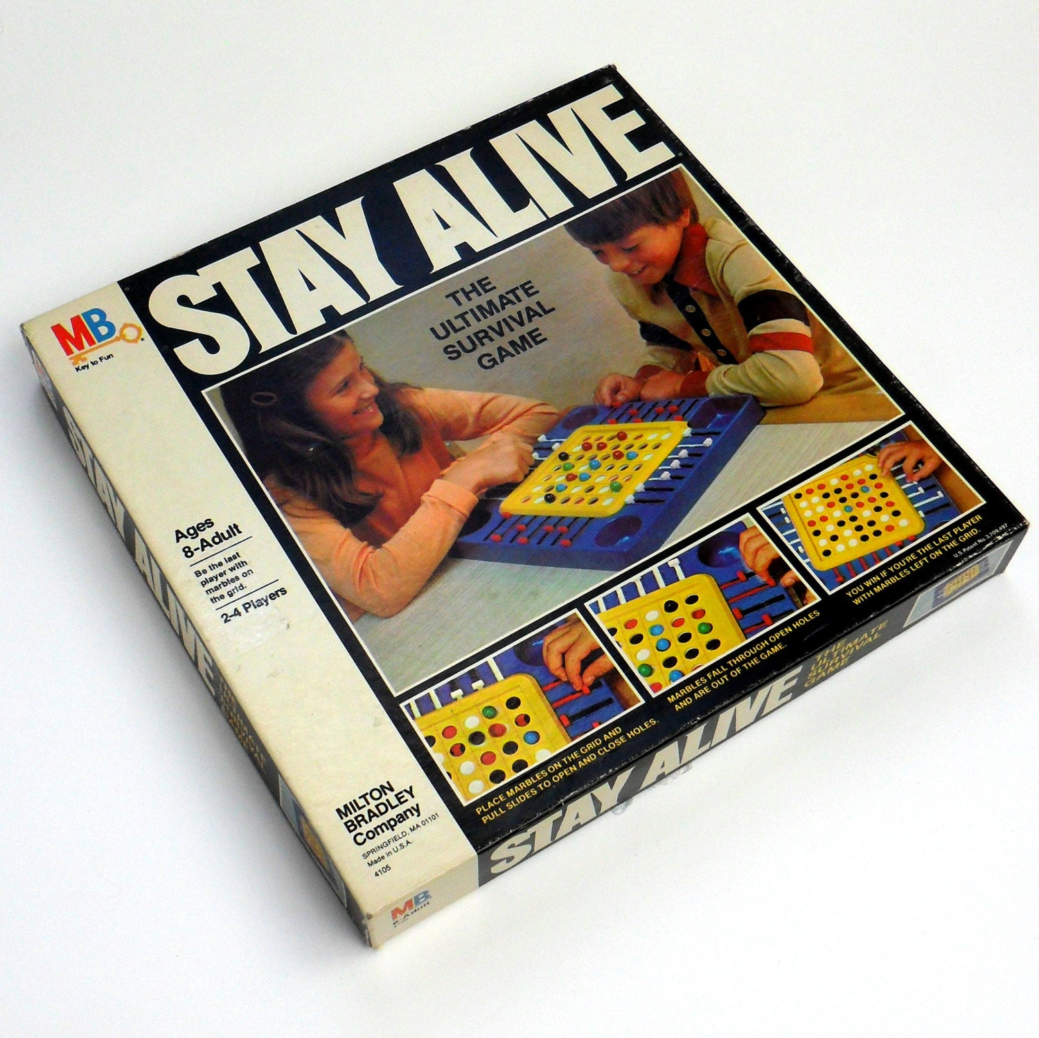 Milton Bradley's Stay Alive 1978 / The Ultimate Survival Game / Complete