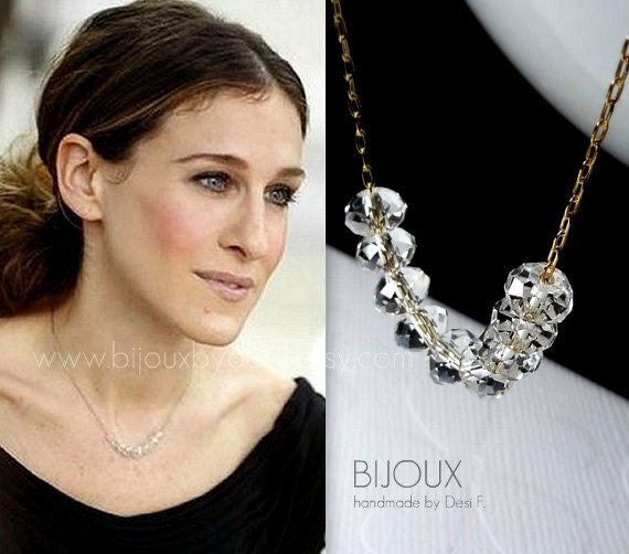 Sex and the City - Carrie Bradshaw Diamond Necklace - 14K Goldfilled Necklace