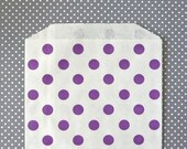 Purple Polka Dot Goody Bags / Favor Bags / Treat Bags (20) - 5 x 7.5 inches Il_170x135