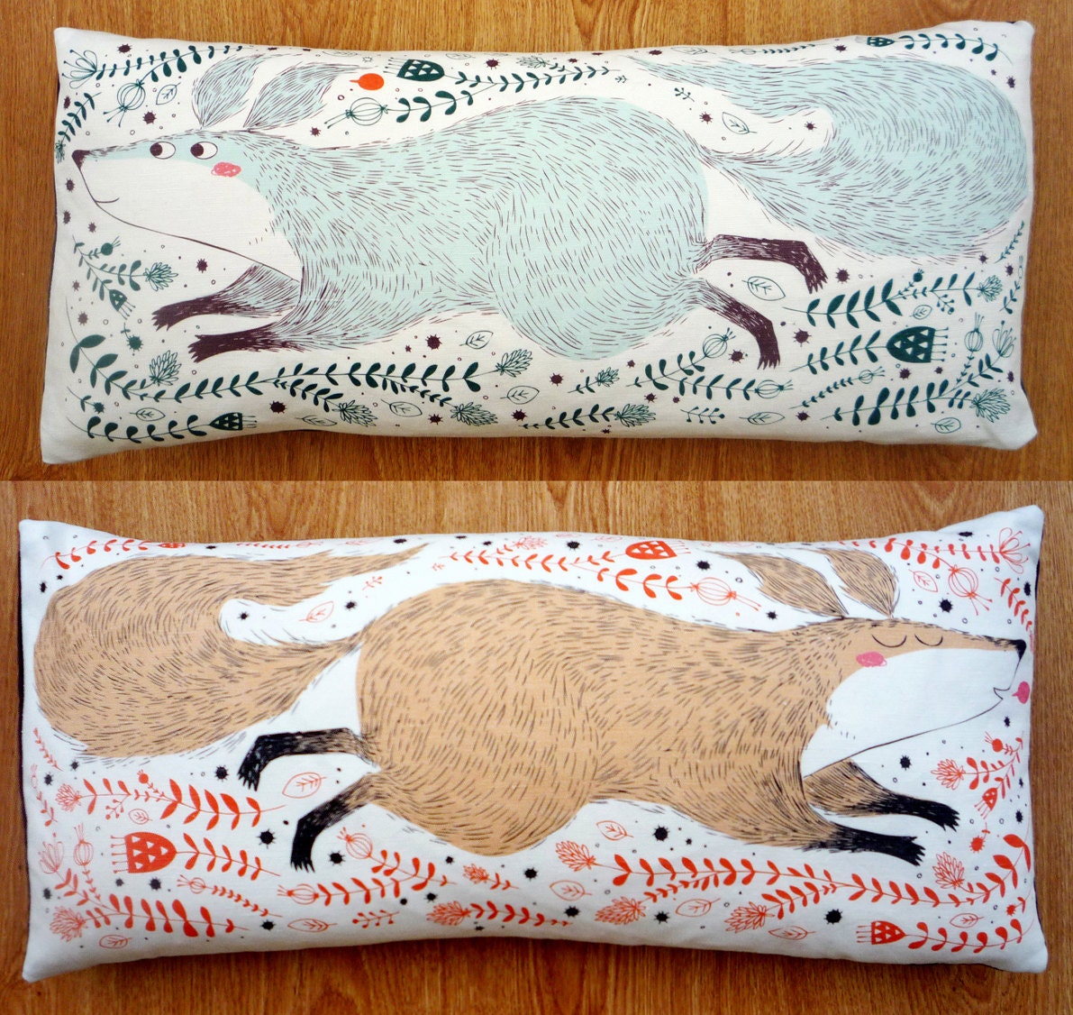 Pair of Ratatoskr cushions -Special Offer-