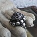Etruscan Silver Dome Ring
