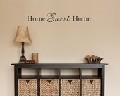 Home Sweet Home Wall Decal - Phrase Decal - Medium