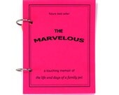 Pet Journal for cats, dogs, fish, hamsters - The Marvelous Animal Memoir in princess pink