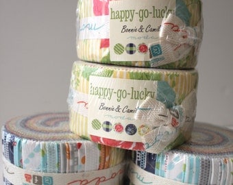 Happy Go Lucky Jelly Roll - Bonnie & Camille for Moda Fabrics - 42 prints total