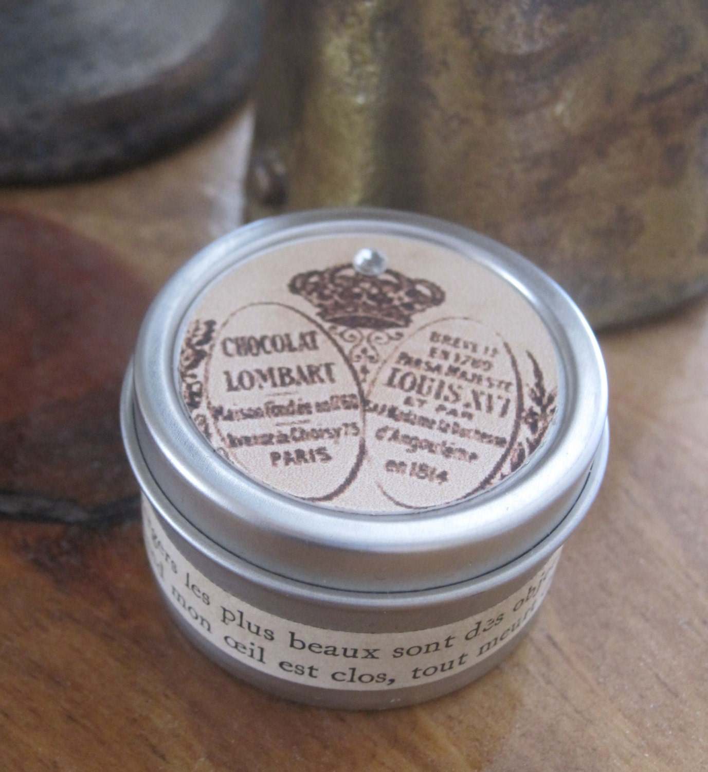 french market 2 oz travel soy candle melon