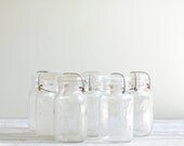Vintage Glass Ball Jars E-Z Seal - Set of 8