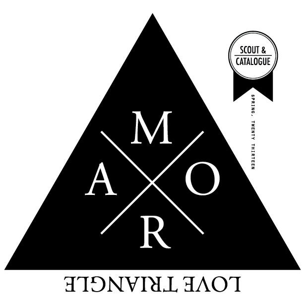 AMOR - Love Triangle - Cotton Tote
