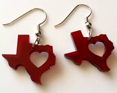 Deep in the Heart of Texas Earrings - Red