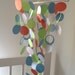 READY TO SHIP - Orange, Green, White and Blue Handmade Baby Mobile  - Medium