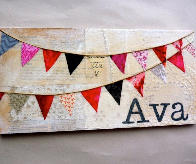 Custom Baby Name Painting