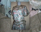 She went to a garden pary......R.E.O rayon dress - with side bow - floral colors