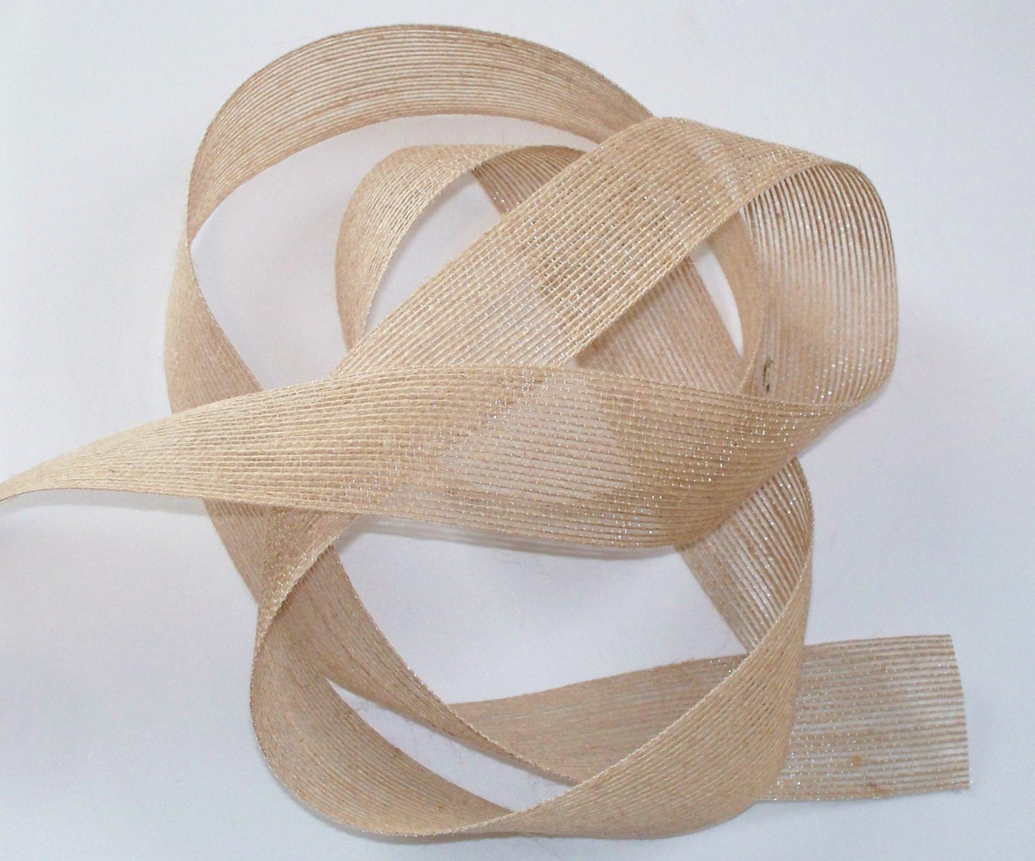 Burlap Ribbon, 1.5", Jute Ribbon, 5 YARDS, More Available