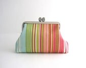 Frame Card Case- rainbow stripe