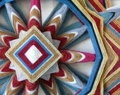 Arts and Crafts, a 24 inch, 12 sided Ojo de Dios mandala, by custom order