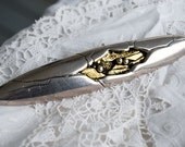 Vintage Sidney Carron Silver Brooch