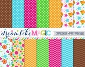 Luau Party- Digital Paper Pack for Personal or Commercial Use Il_170x135