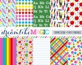 Back to School Prints- Digital Paper Pack for Personal or Commercial Use Il_170x135