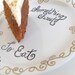 Wedding cake plate, bridal cake keepsake plate, wedding reception accessory,