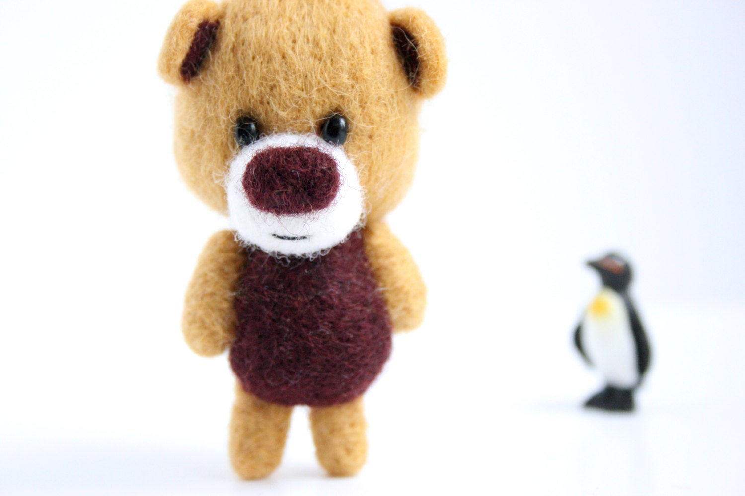 Brown and beige pocket bear
