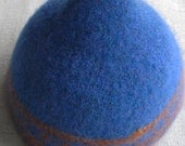 Reserved for Tristan -Brilliant Blue and Copper Viking Hat