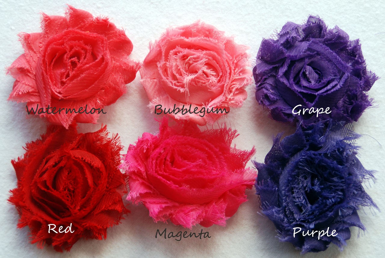 Shabby Chic Chiffon Rosette Add-On
