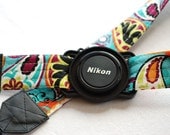 Camera Strap with Lens Cap Holder- You pick the strap style