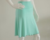 Summer skirt  Mint Skirt Short skirt Mini Aline High Waist skirt for spring-summer Knee length skirt womens skirt and petit by tasi fashion