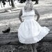 Custom Couture Made To Fit Marilyn Monroe White Alencon Lace 50s Wedding Dress
