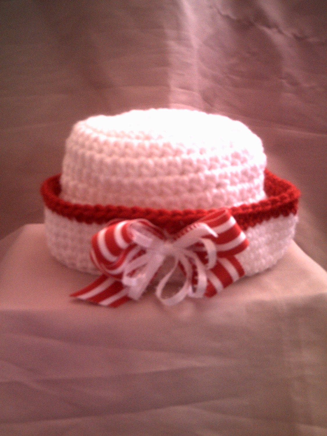 Baby Girl Sailor Hat  Size 3 to 6 months
