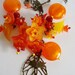 Sale, Tangerine Tango Flower Necklace, TANGO in the GARDEN, Statement Necklace, Wedding, Bridal, Bridesmaid Necklace